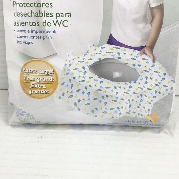 Summer Infant Keep Me Clean Disposable Toilet Set Covers 10 Count, X-Large - Picture 4 of 4
